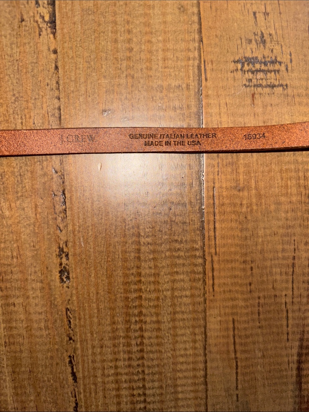J. Crew Classic Brown Leather Waist Belt with Gold Buckle size small EUC! - Picture 4 of 6